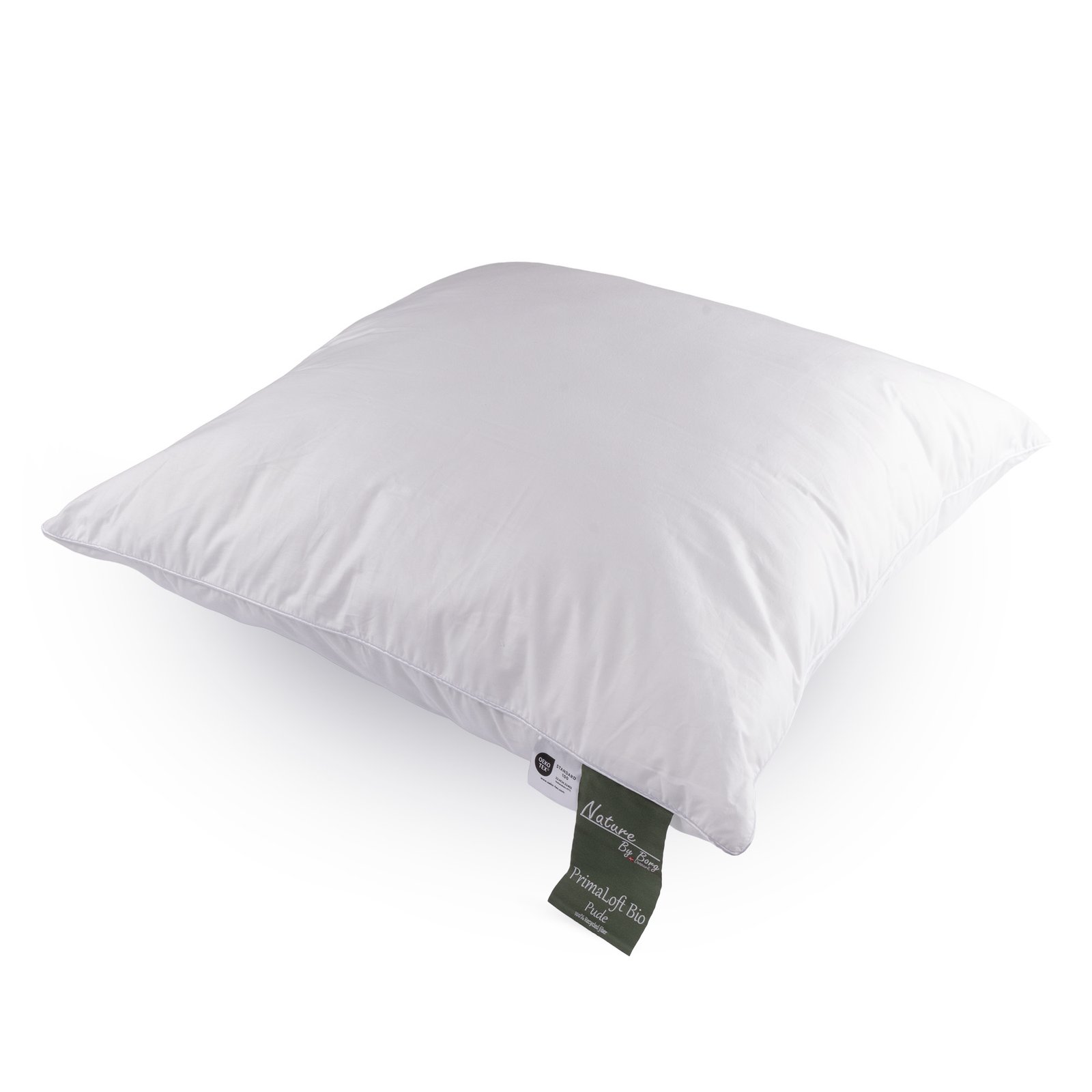 PrimaLoft Bio huvudkudde - 60x63 cm - 100% återvunnen fiberfyllning - Hög kudde