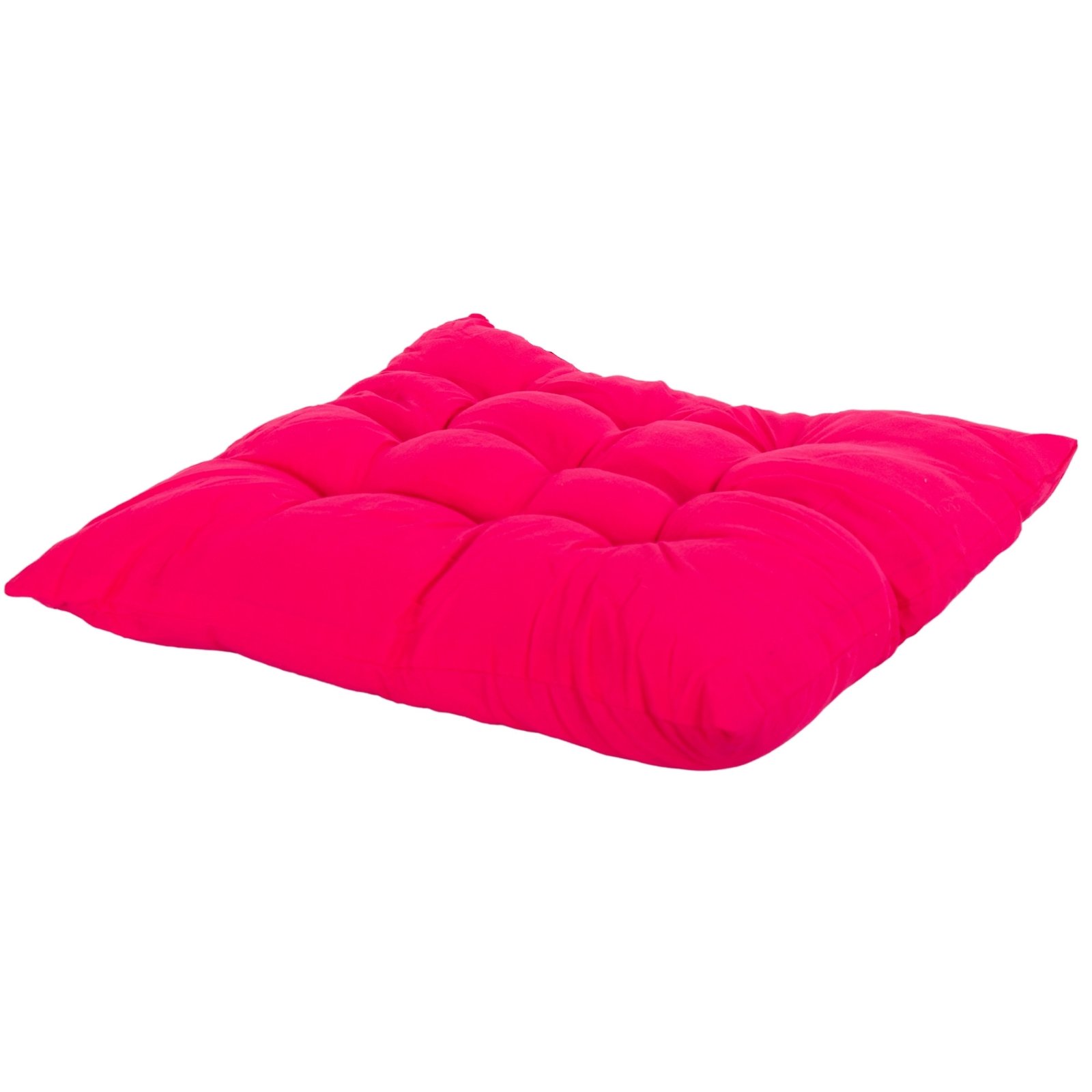 Stolsdyna - 35x35x6 cm - Enfärgad rosa trädgårdsdyna