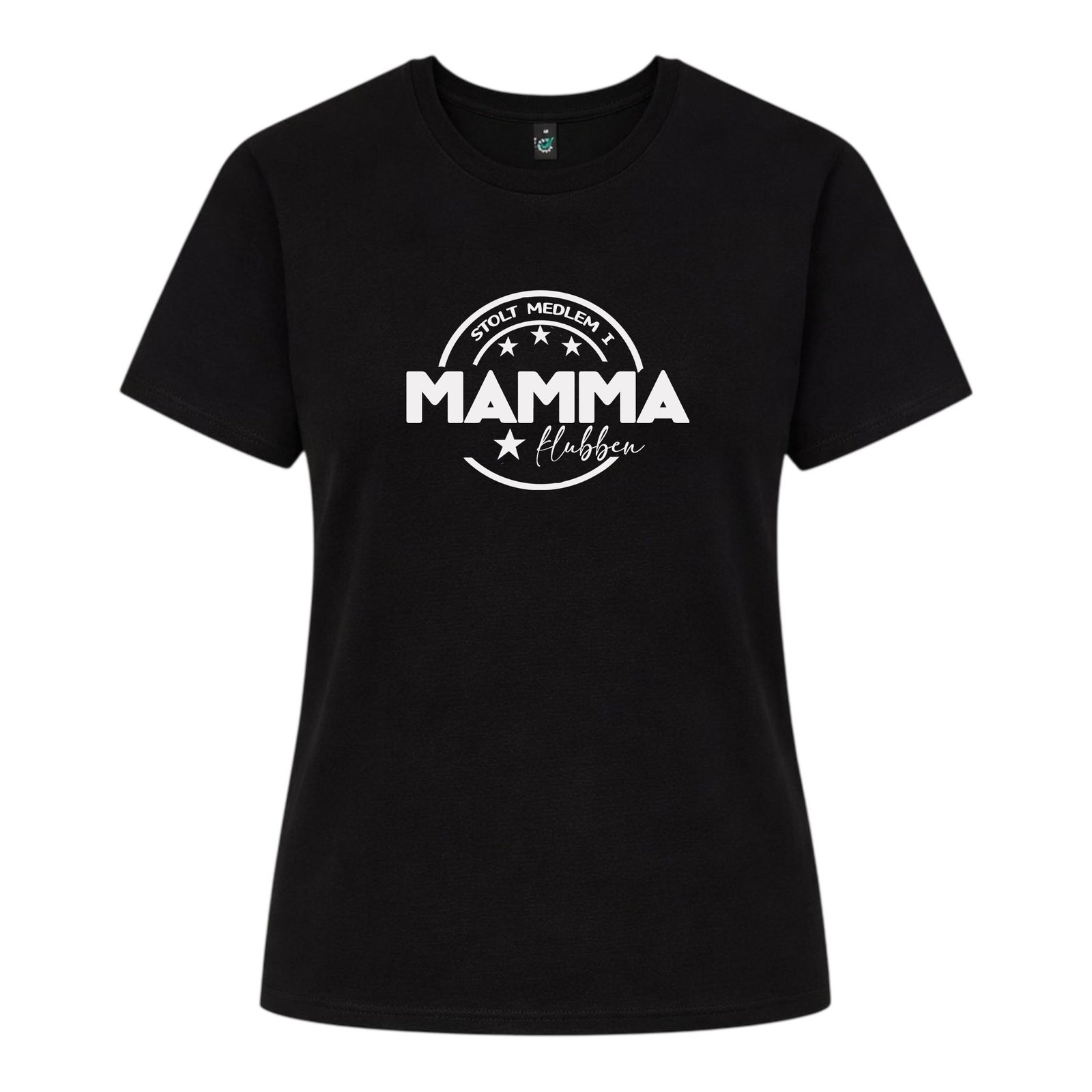Stolt Medlem i Mamma-klubben T-shirt - Svart
