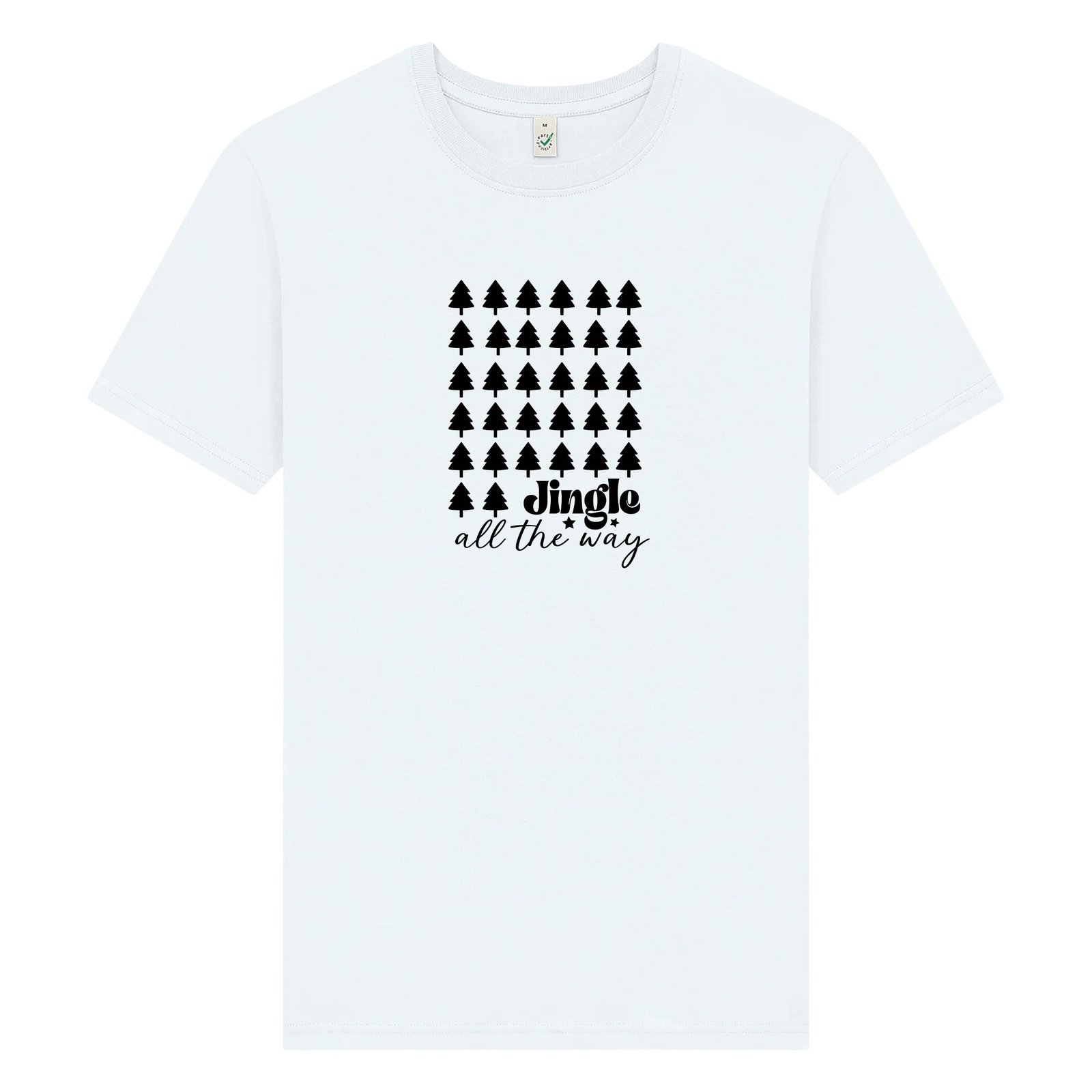 Jingle All The Way T-shirt Unisex – Granar - Vit