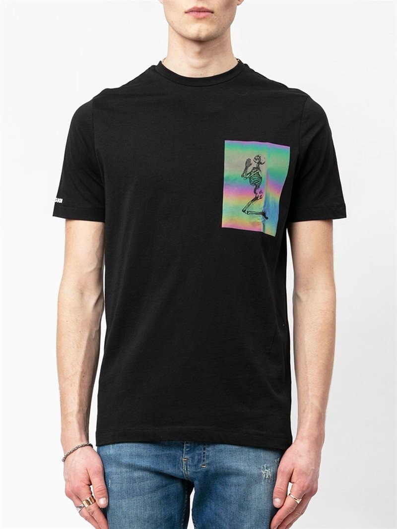 Irridiscent T-Shirt Black