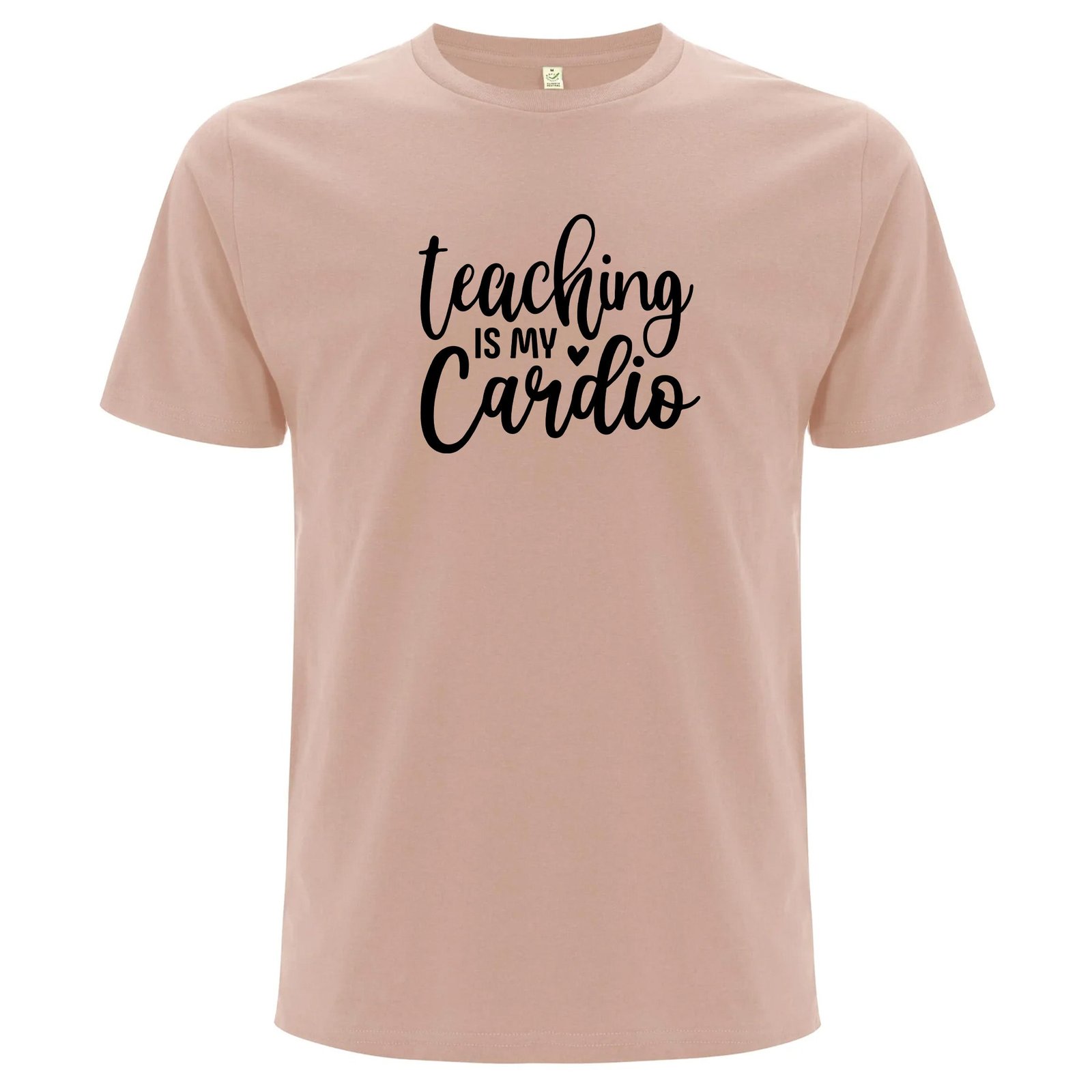 Teaching Is My Cardio – Undervisning Är Min Cardio T-shirt - Misty Pink