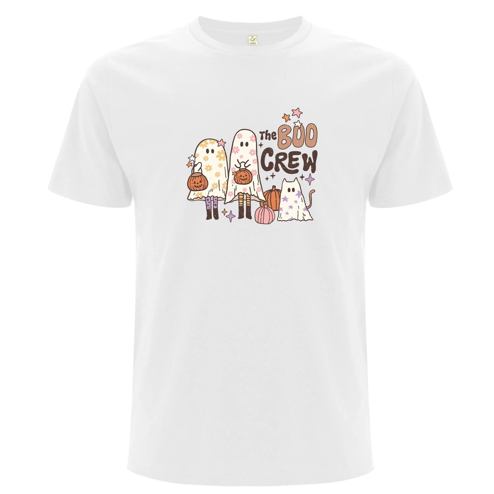 The BOO Crew Halloween T-shirt – Matcha med Familjen - Vit