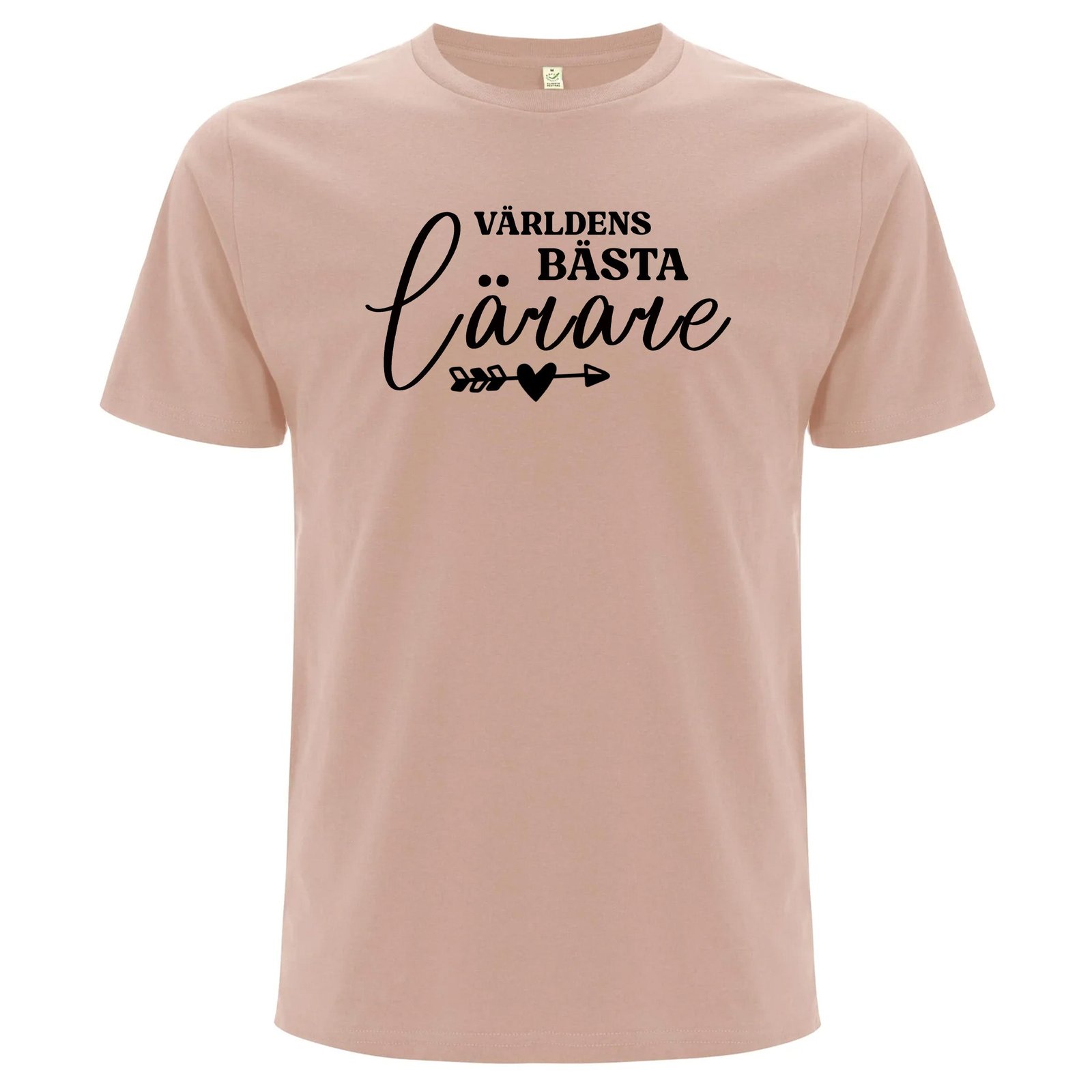 Världens Bästa Lärare T-shirt - Misty Pink