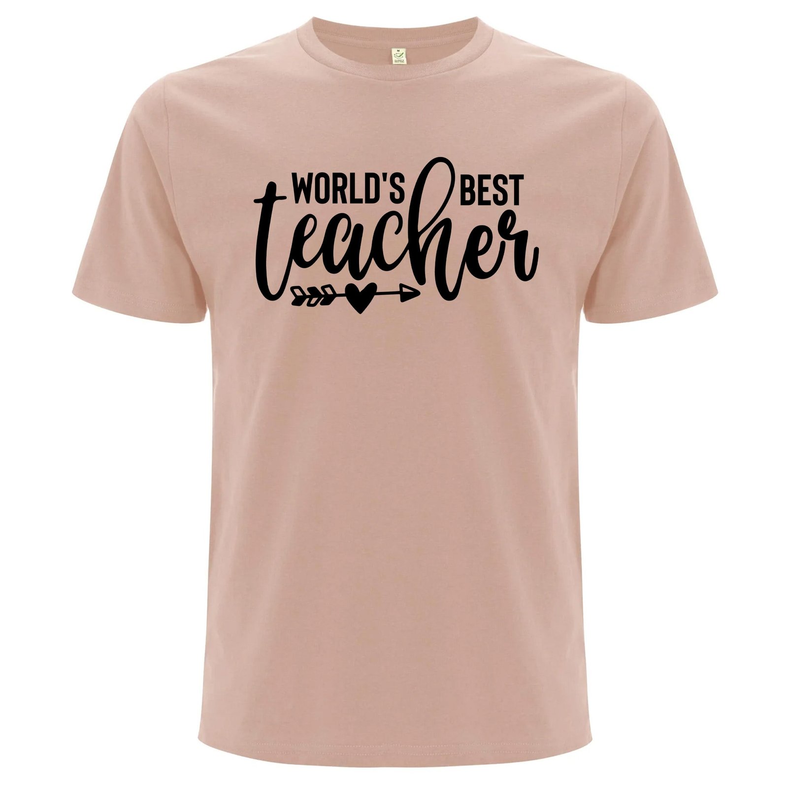 World's Best Teacher – T-shirt - Misty Pink