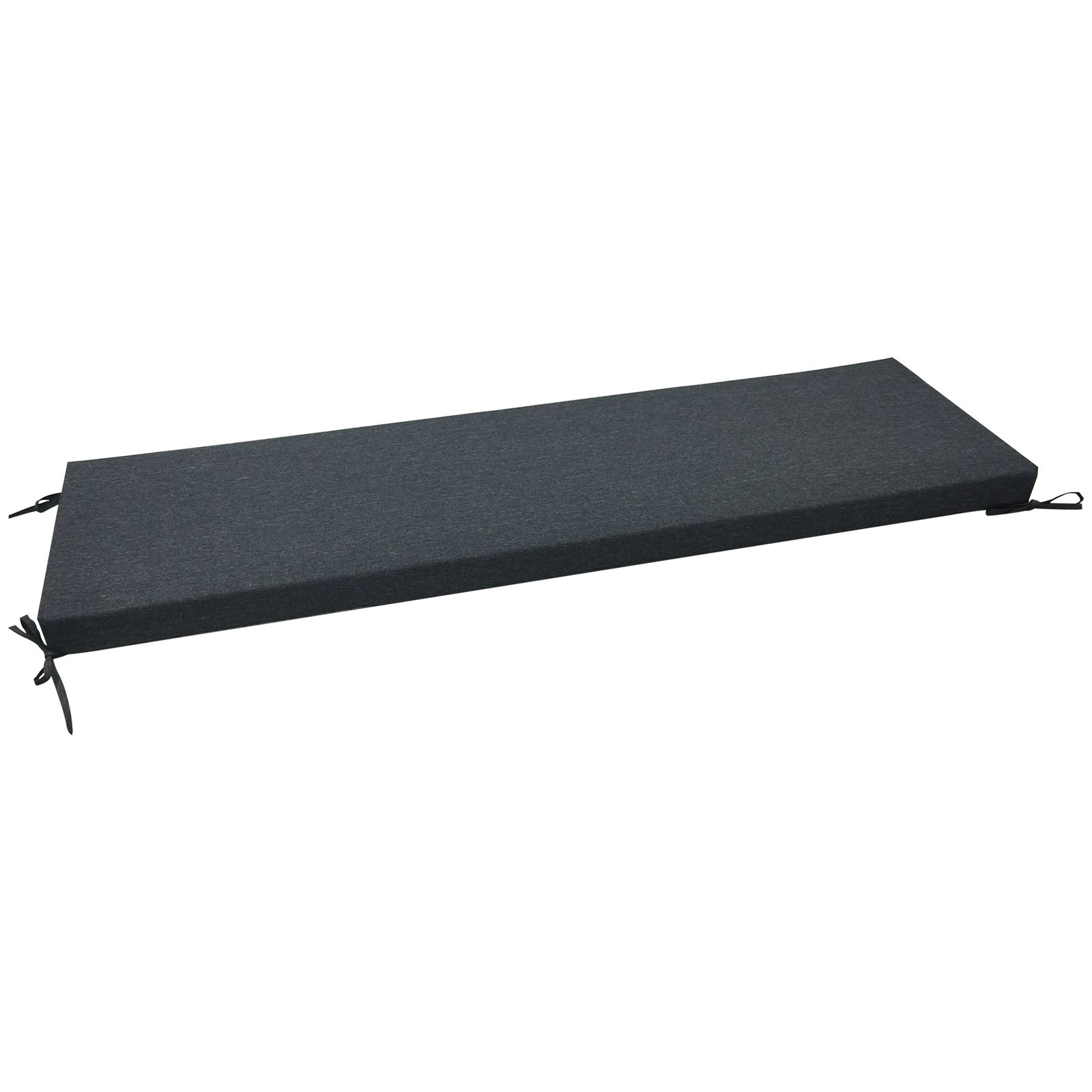 Dyna för trädgårdsbänk 7 cm tjock - 148x45 cm - Antracitgrå trädgårdsdyna för bänk - Nordstrand Home