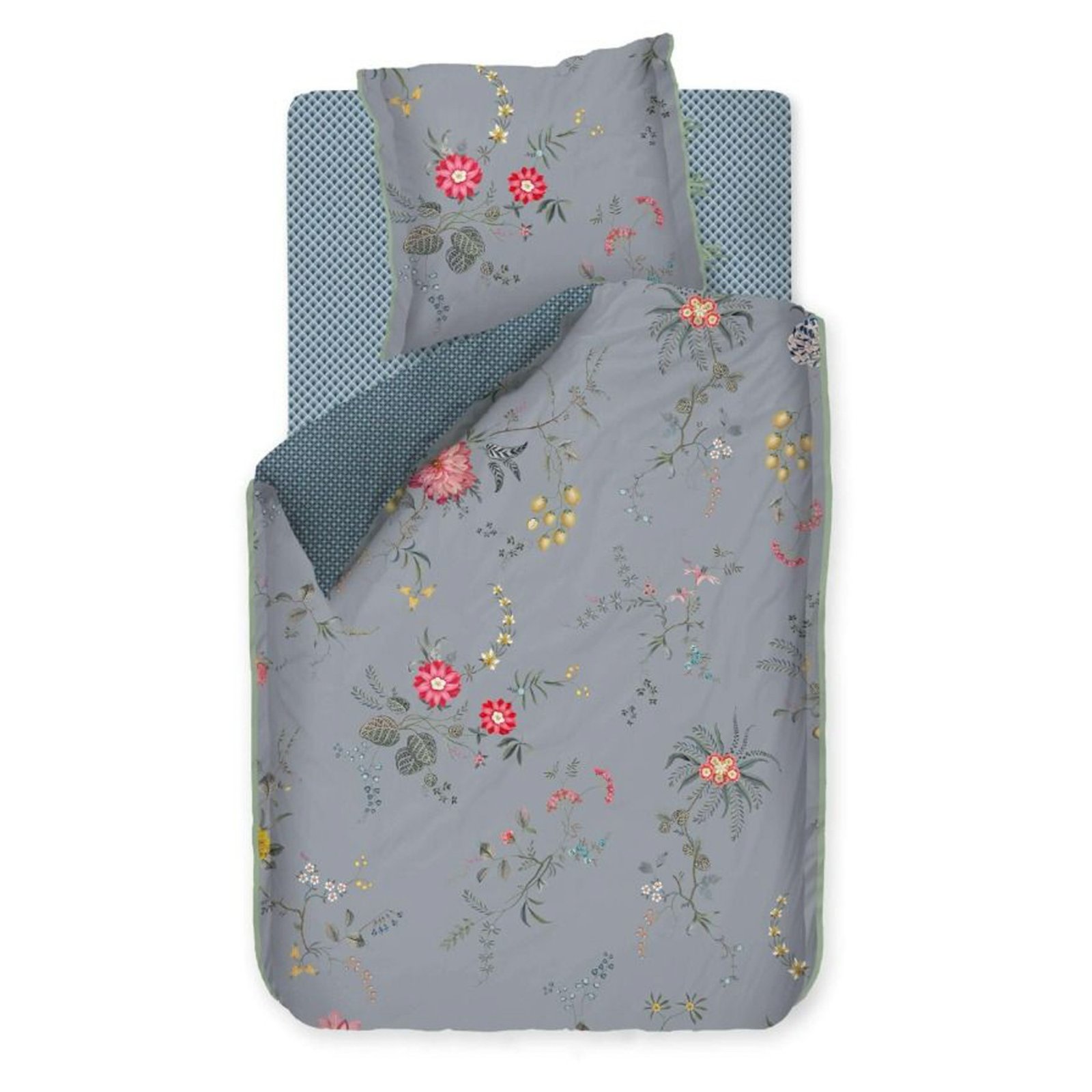 Sängkläder 200x220 cm - Fleur Grandeur - Vändbart bäddset i 100% bomull - Pip Studio sängkläder