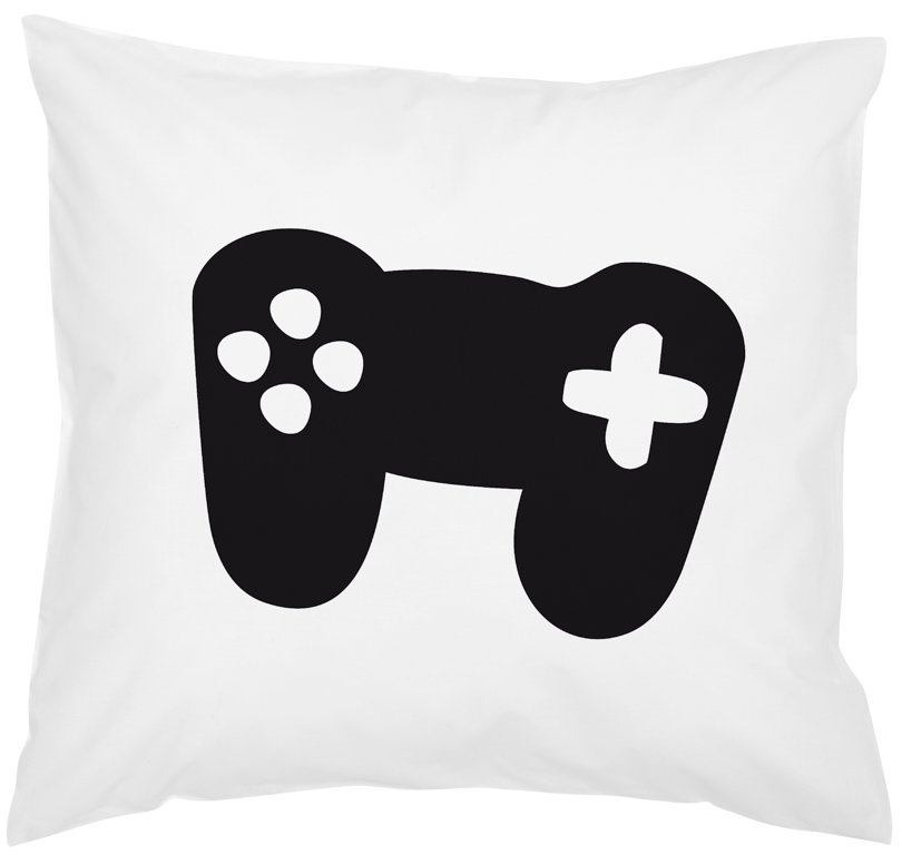 Prydnadskudde för barn - 40x40 cm - Controller - 100% bomull - Borg Living