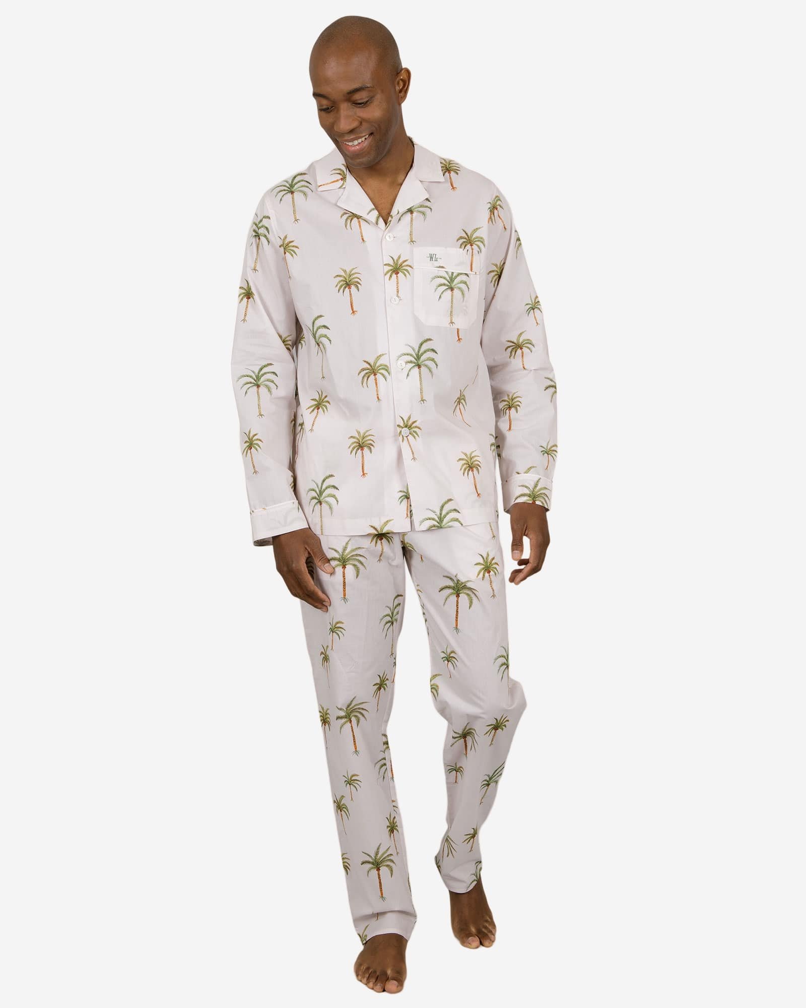 Men's pyjamas – Palm Beach in beige