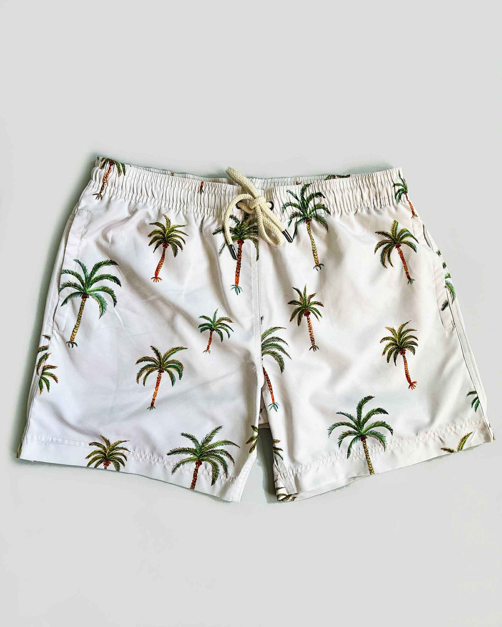 Men's Beige Swim Shorts - Palm Beach