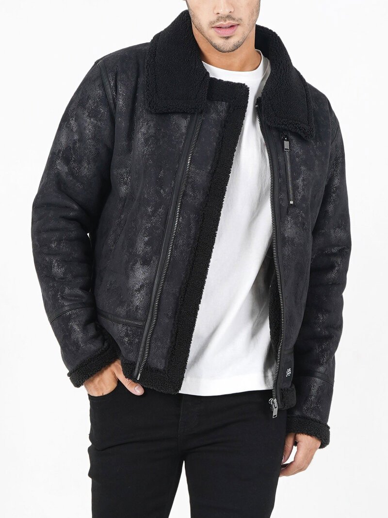 Teddy Shearling Black/Black