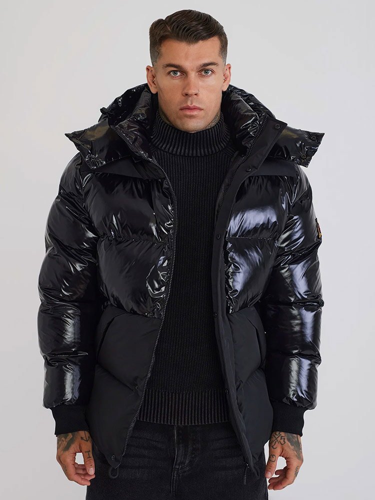 Half Shine Puffer Black