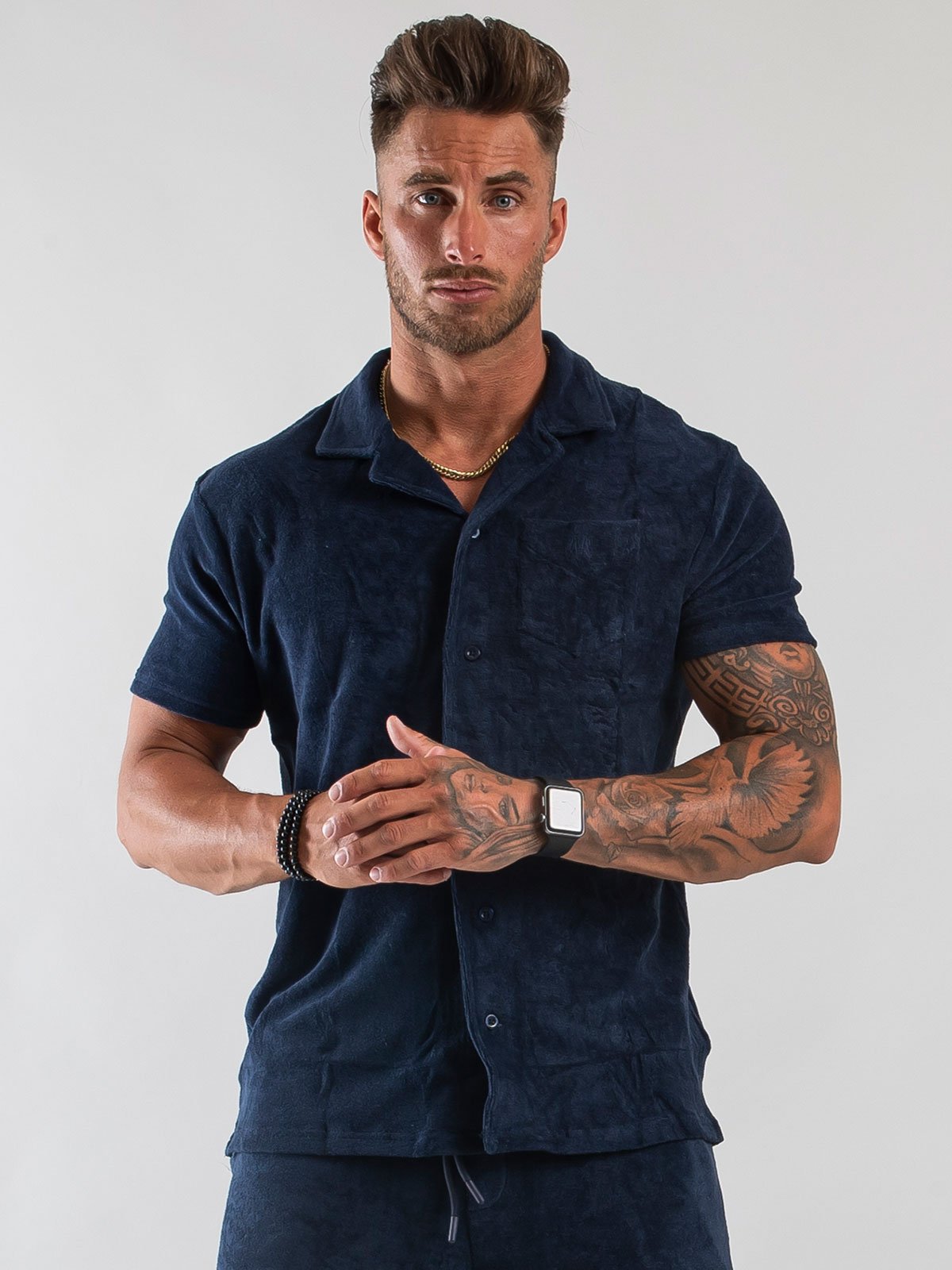 Cuba Shirt Terry Navy