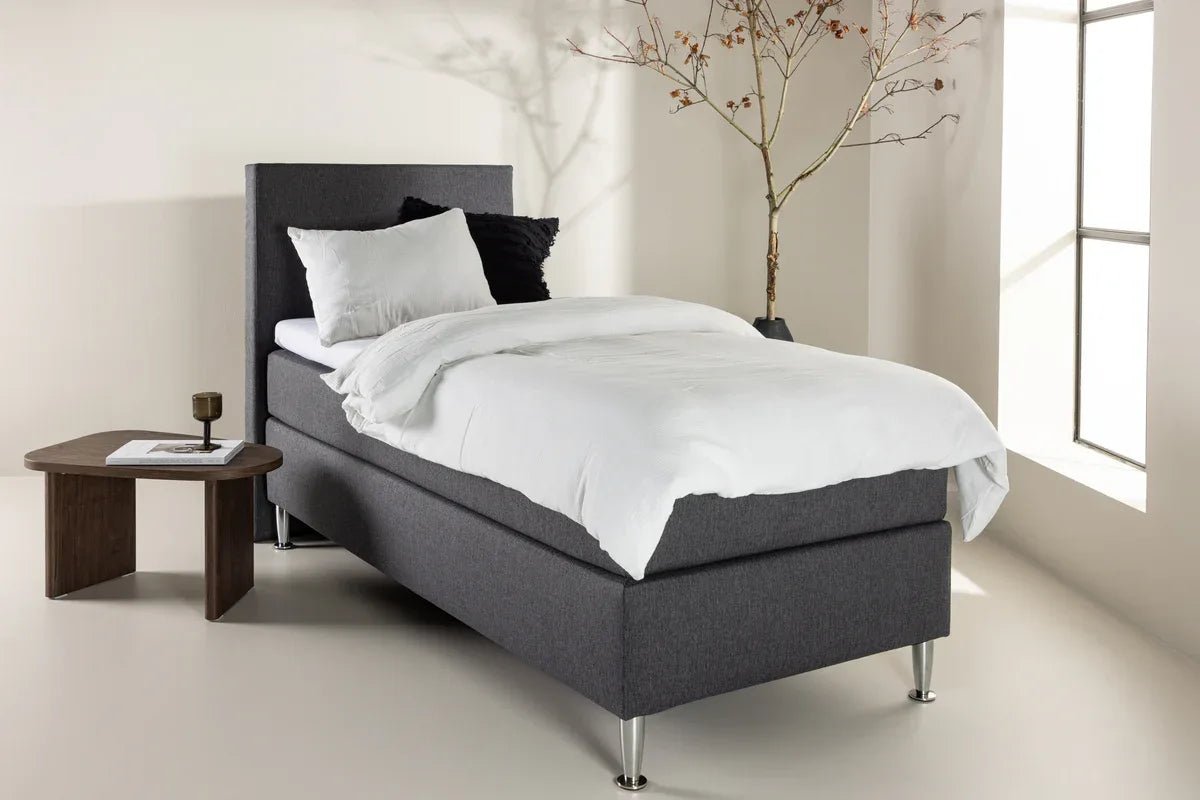 Venture Design Toledo Kontinentalsäng enkel 200x90 cm Mörkgrå