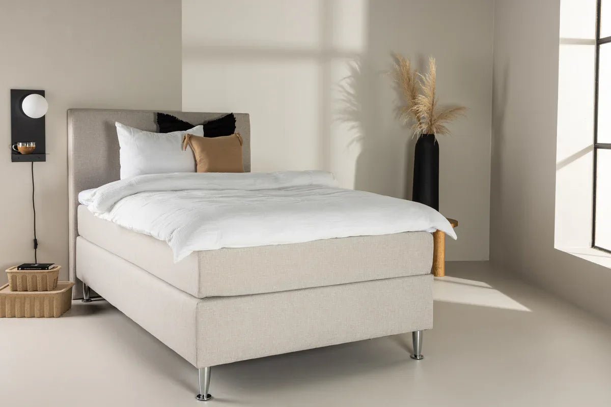 Venture Design Toledo Kontinentalsäng Enkel 200x120 cm Beige