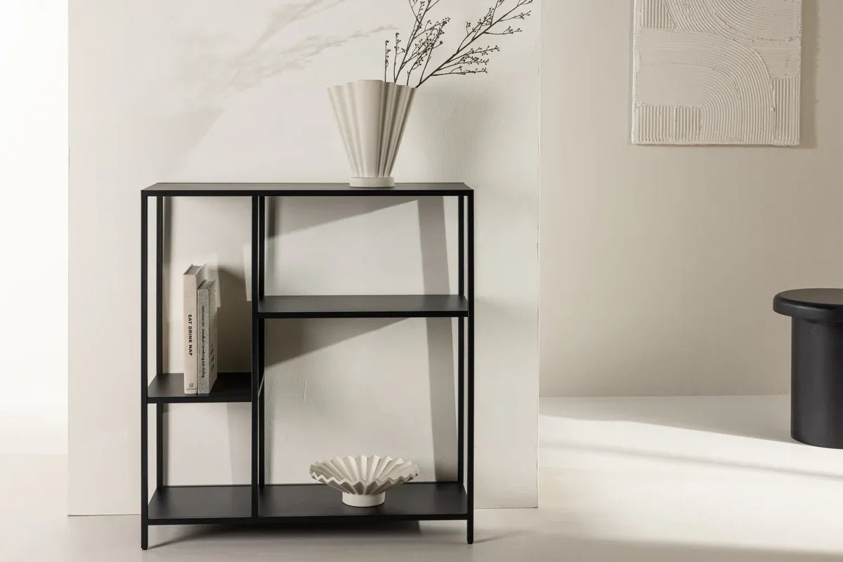 Venture Design Puno Sidobord 30 x 80 Svart