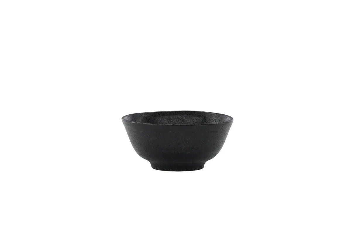 Venture Design Wabi Sabi Skål 2‑pack – Matt Svart Ø12 cm | Elegant Porslinsskål