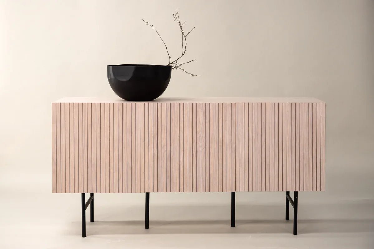Venture Design Björkön Skåp 42 x 75 x 150 Vitputsad
