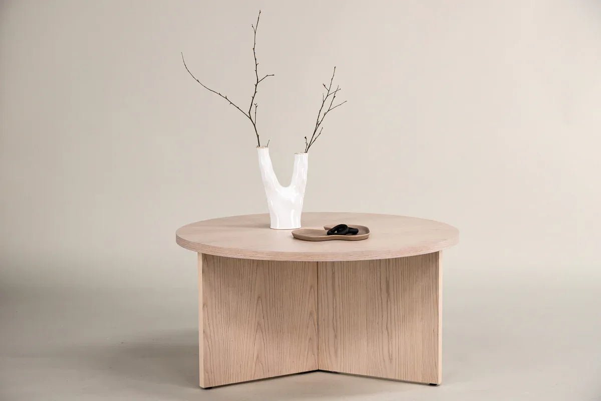 Venture Design Saltö Soffbord ⌀65 Beige