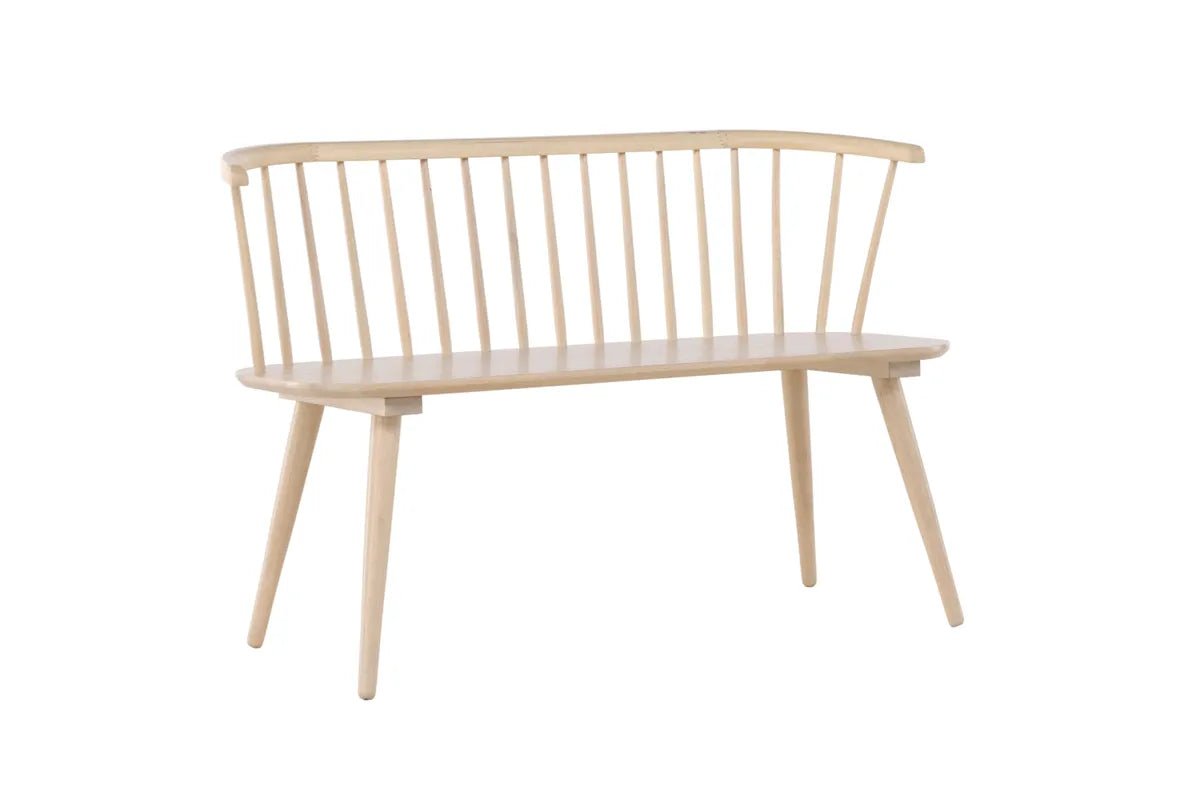 Venture Design Bobby Köksoffa Whitewash – Tidlös Design i Gummiträ