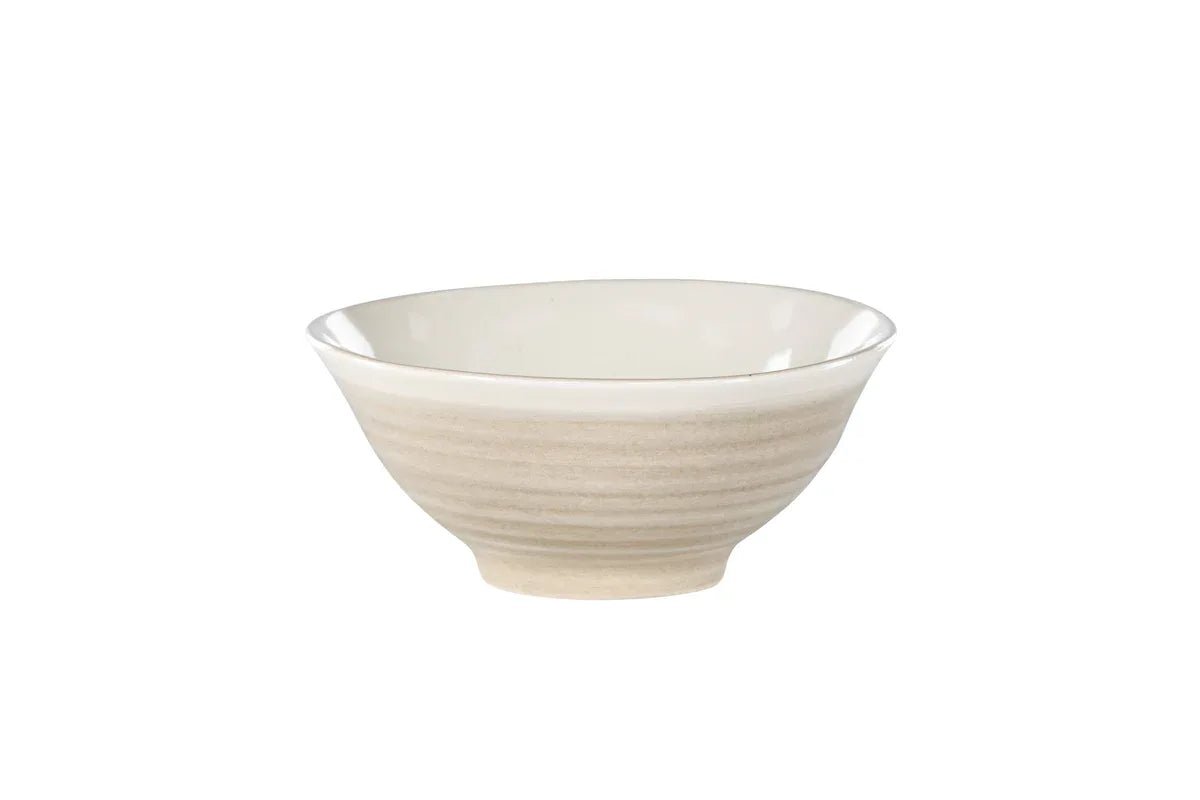 Venture Design Jublie Skål 2‑pack – Beige Stengods Ø18 cm Modern Serveringsskål